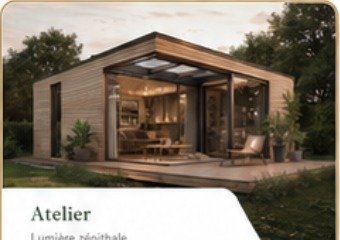 Studio de jardin toiture traditionnelle